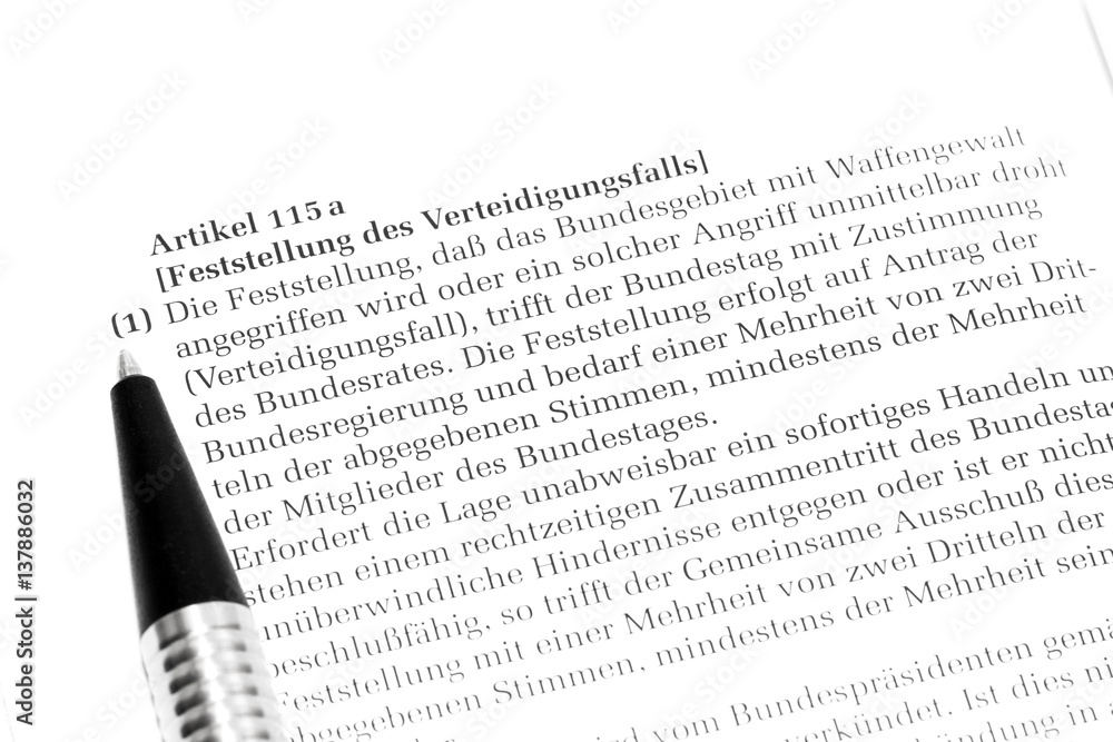 Feststellung des Verteidigungsfalls Feststellung des Verteidigungsfalls