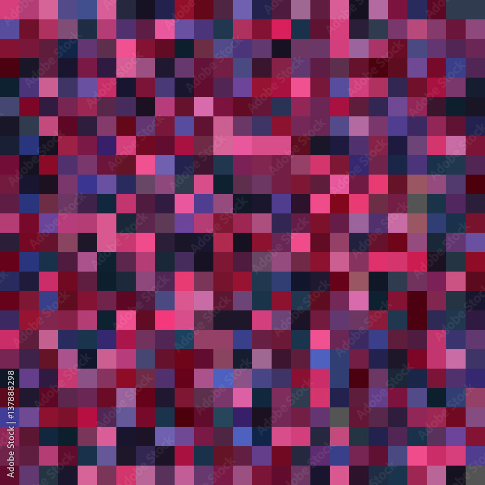 Geometric pattern for business presentations or web template banner flyer. Seamless. Vector illustration. Pink, purple, black, blue colors.