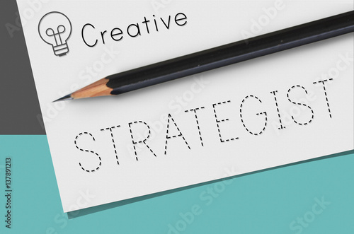 Foto Strategize Strategist Strategic Tactics Vision Concept