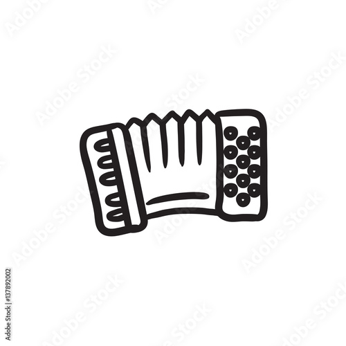 Accordion sketch icon.