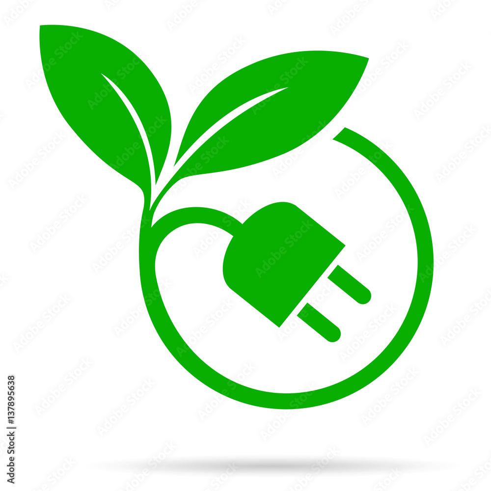 plug and leaf eco concept