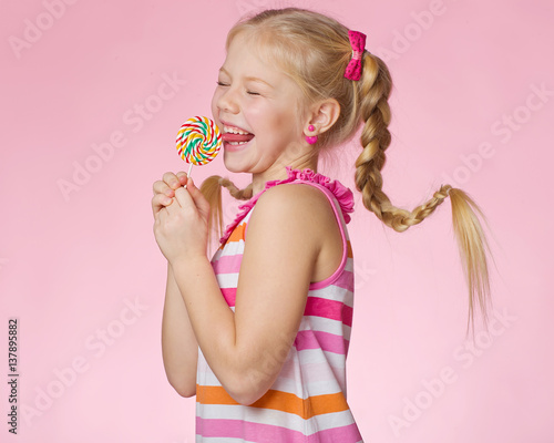 Child with candy