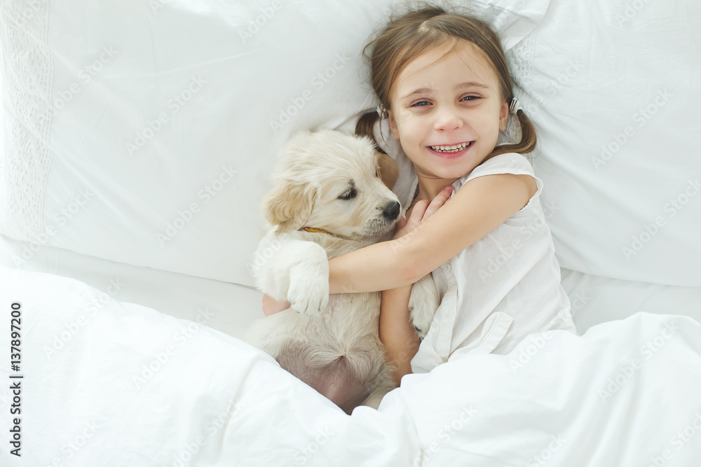 Child and dog Child and dog