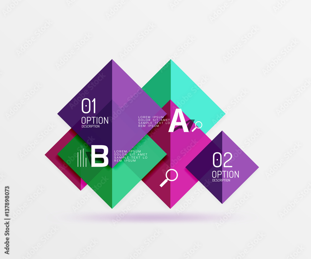 Geometric square and triangle template Geometric square and triangle template