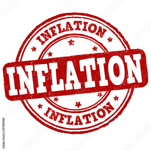 Inflation sign or stamp