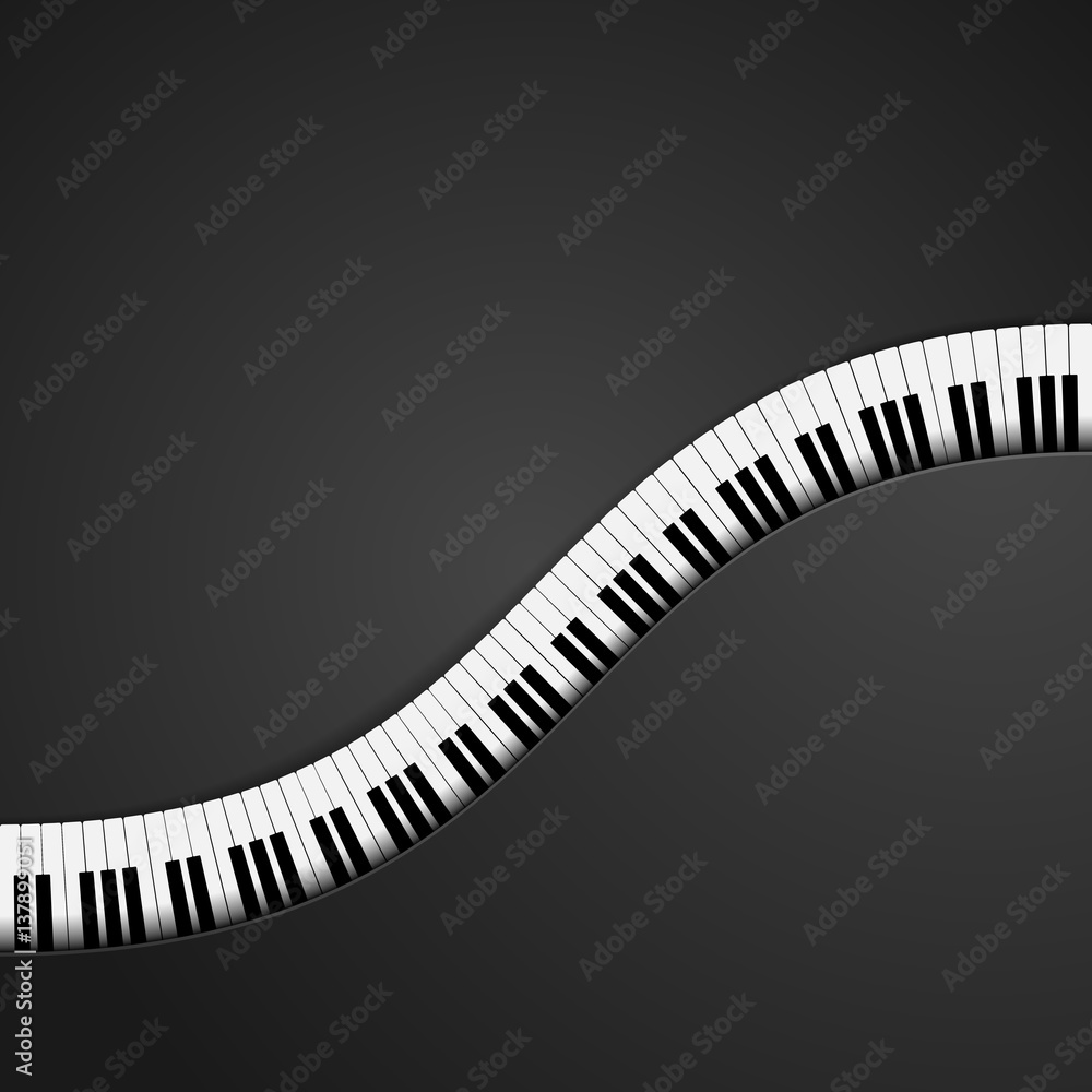 piano wave background
