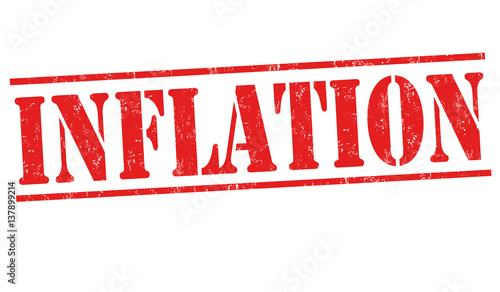 Inflation sign or stamp
