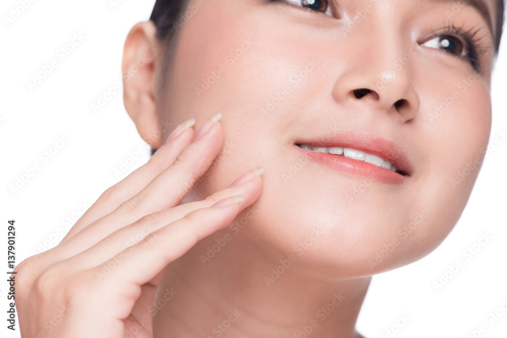 Beautiful spa model asian girl with perfect fresh clean skin Beautiful spa model asian girl with perfect fresh clean skin