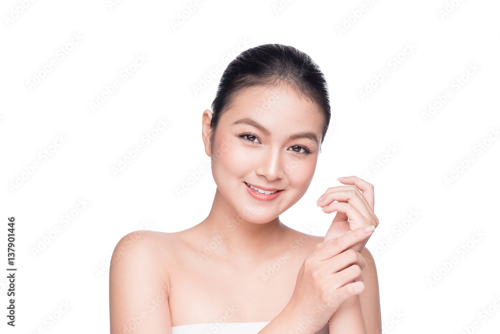 Youth and Skin Care Concept. Beauty Spa Asian Woman with perfect skin Portrait. Youth and Skin Care Concept. Beauty Spa Asian Woman with perfect skin Portrait.