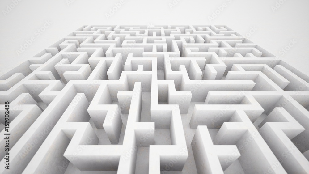 3d rendering maze 3d rendering maze