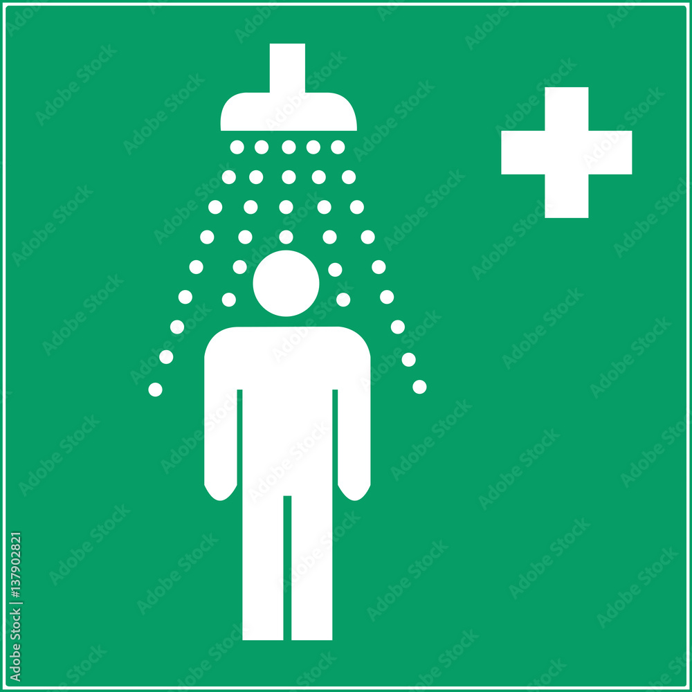 Douche de décontamination