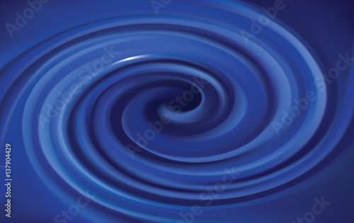 Vector background of cobalt swirling water texture