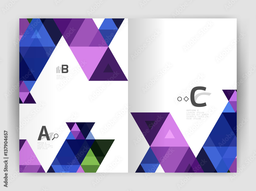 Abstract a4 brochure print template Abstract a4 brochure print template