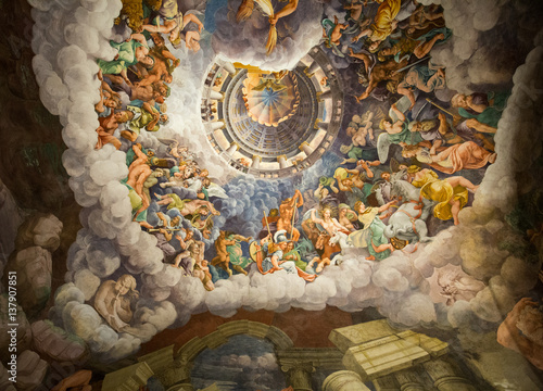 Canvastavla Palazzo Te in Mantua . Italy