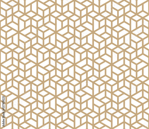 abstract geometric simple trendy grid deco pattern