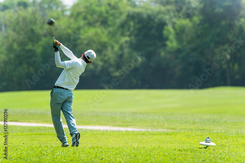 Golf Swing Isolated