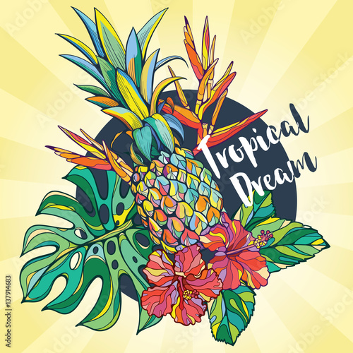 Vector tropical elements