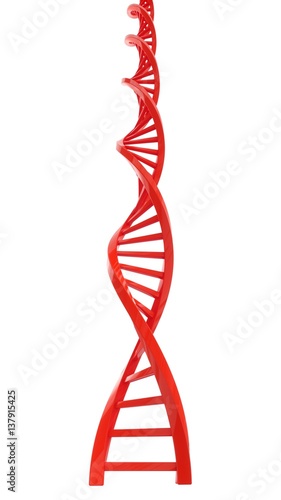3d rendering  DNA structure abstract background
