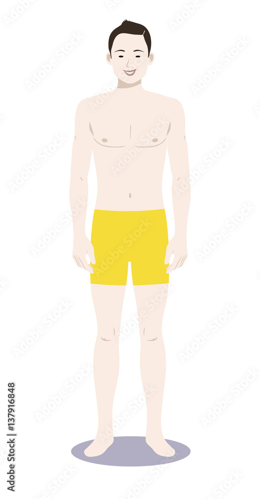 Digital vector illustration man pose standing Digital vector illustration man pose standing