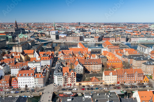 Stadtpanorama von Kopenhagen 