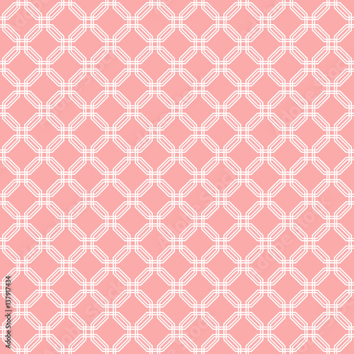 Geometric abstract vector octagonal background. Geometric abstract ornament. Seamless modern pattern