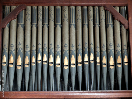 Organ pipes photo