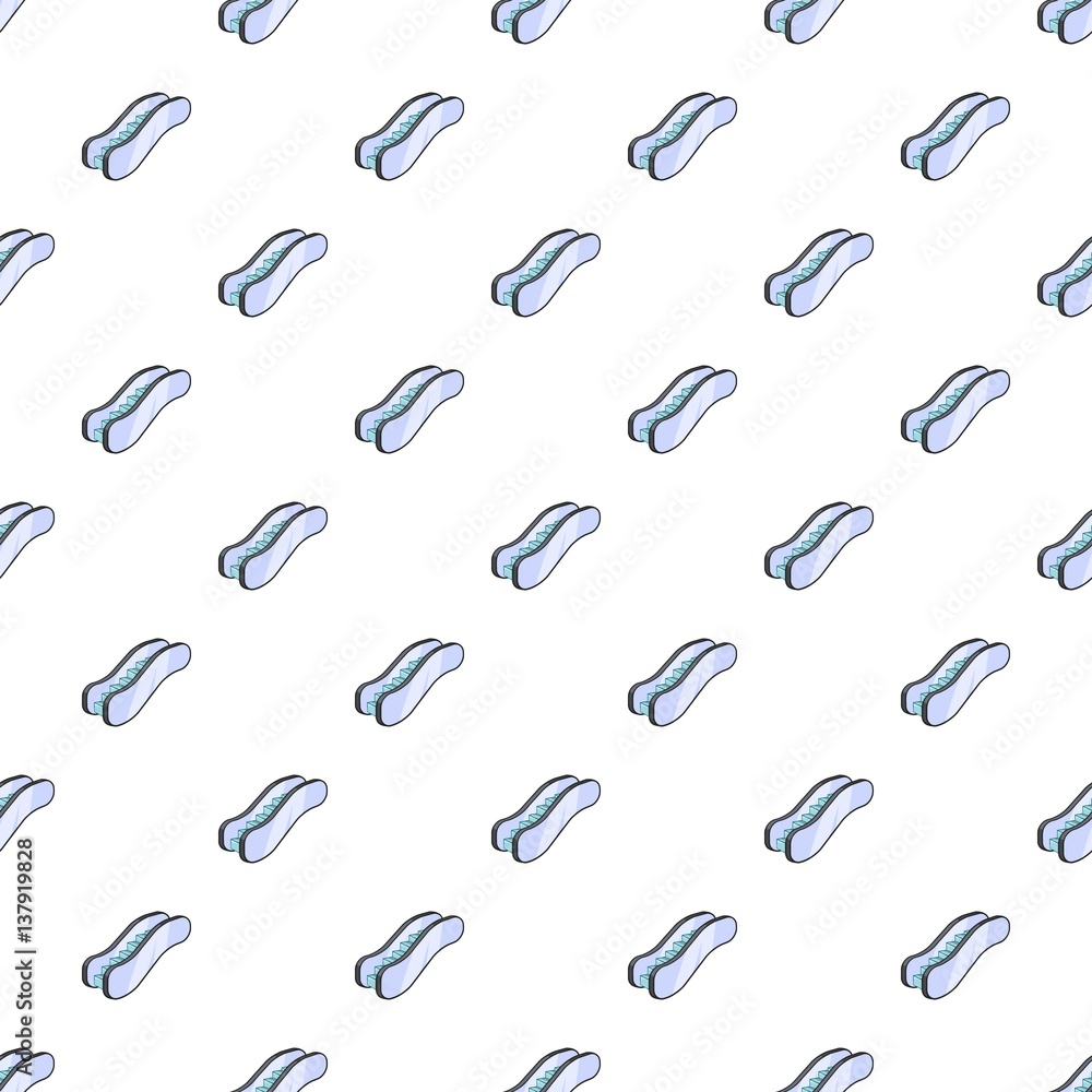 Escalator pattern, cartoon style Escalator pattern, cartoon style