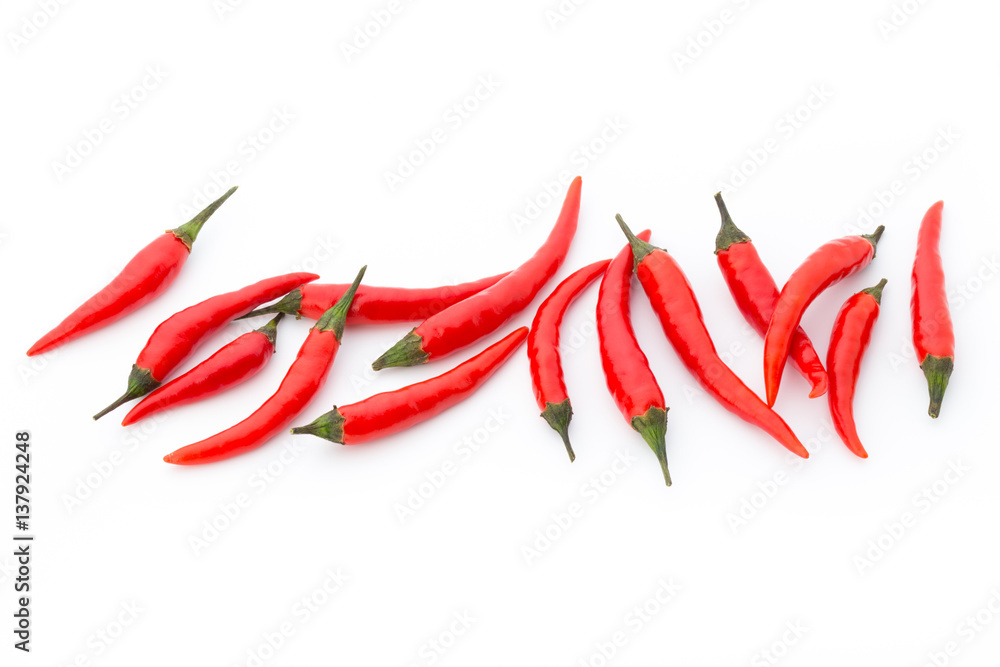 Chili pepper on the white background. Chili pepper on the white background.