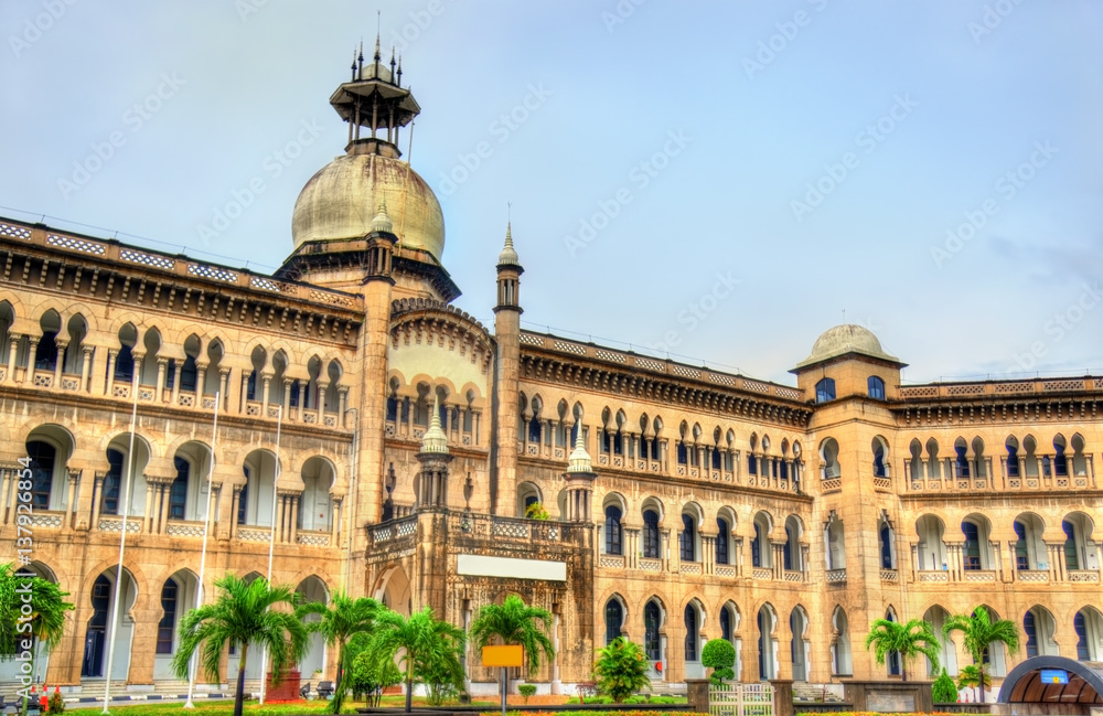 Fototapeta premium Railway Administration Building in Kuala Lumpur, Malaysia. Built in 1917