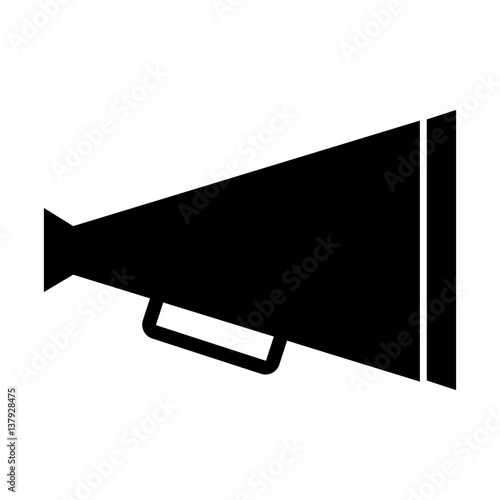 director cinema megaphone icon vector illustration design