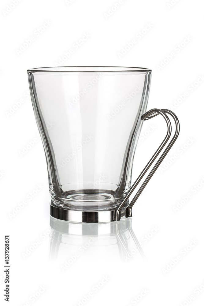 Glass mug isolated on white Glass mug isolated on white