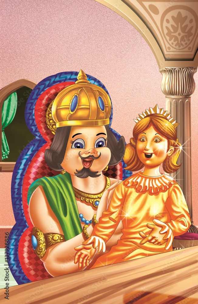 Greedy King Stock Illustration Adobe Stock