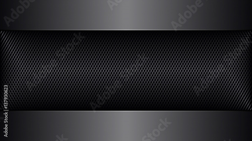 Abstract Technology Background with Metal Grid