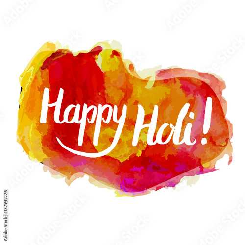 illustration Happy Holi