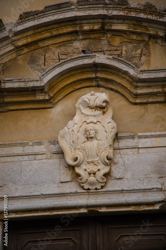 Old ruins of Partanna, Sicily 