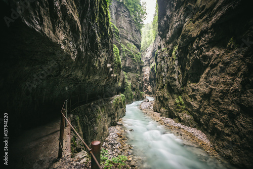 Die Partnachklamm in Garmisch-Partenkirchen