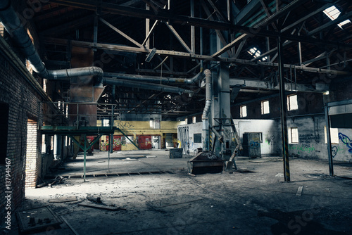 Verlassene Industriehalle