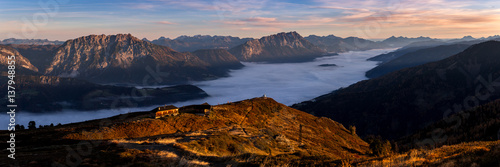 Sunrise in the austrian alps