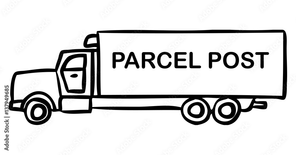cartoon word delivery truck cartoon word delivery truck