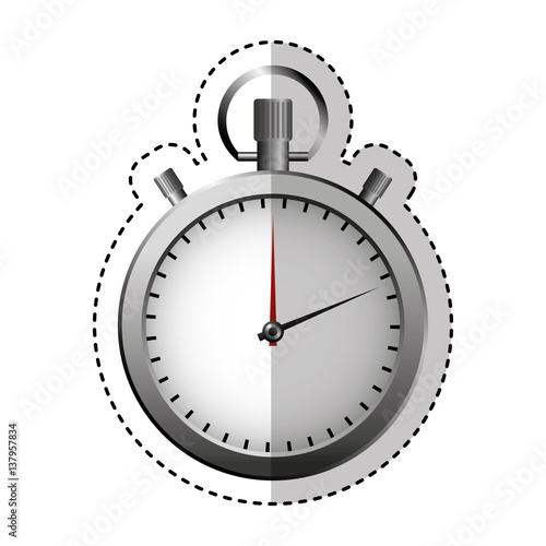 chronometer watch isolated icon vector illustration design
