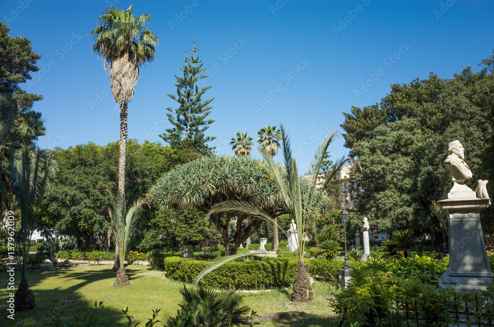 Park Giardino Garibaldi Villa, Palermo, Italy