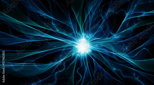Photos fisica, quantistica, filamenti, neuroni, connessioni,