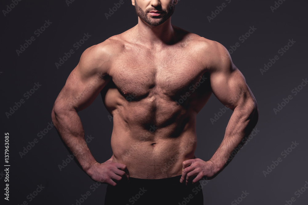 Fototapeta premium Handsome muscled man