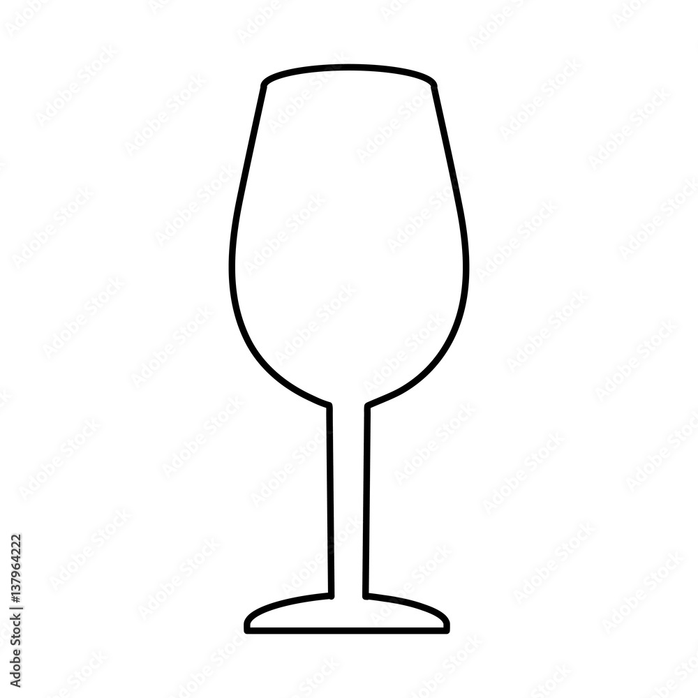 wine cup silhouette isolated icon vector illustration design wine cup silhouette isolated icon vector illustration design