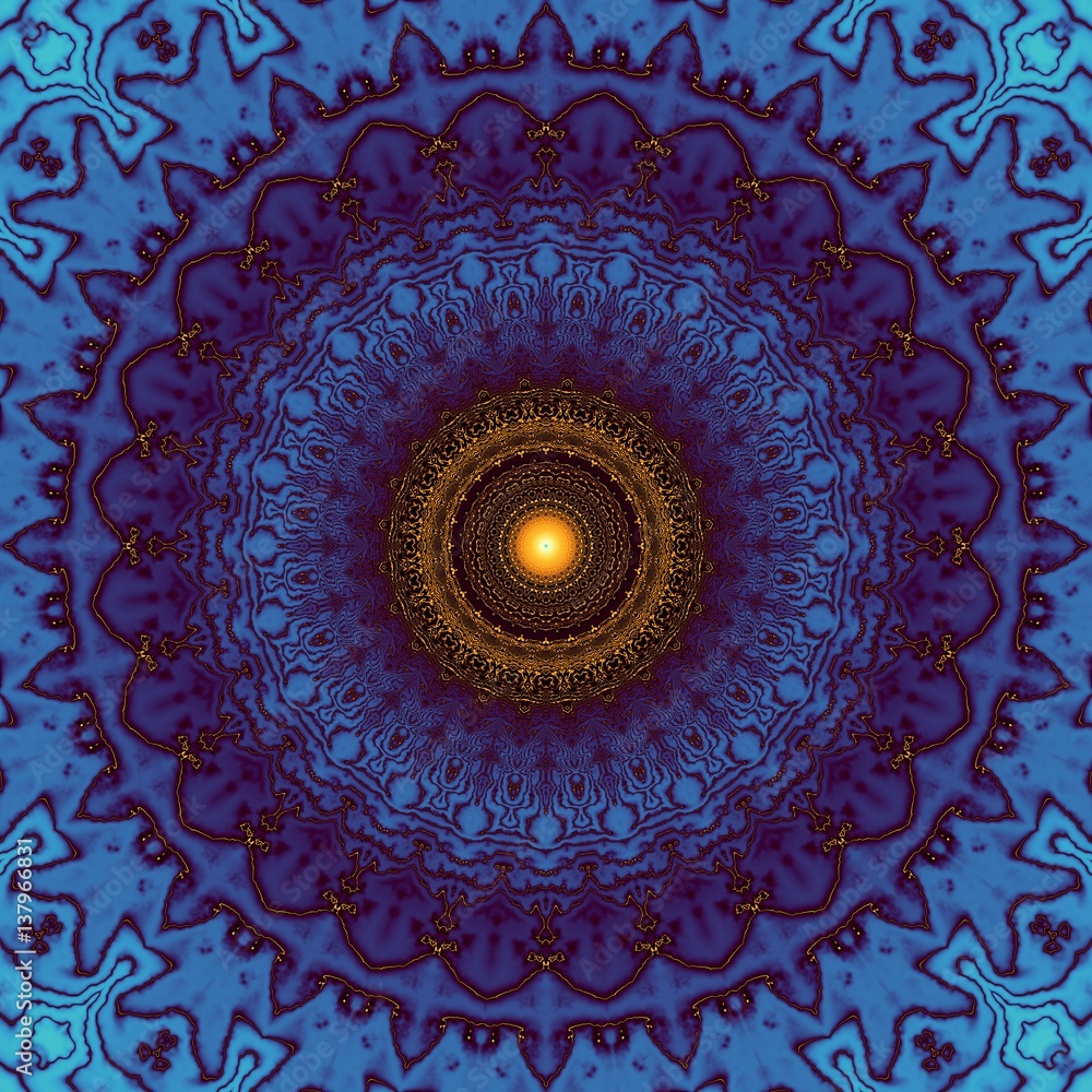 Obraz premium Abstract round pattern