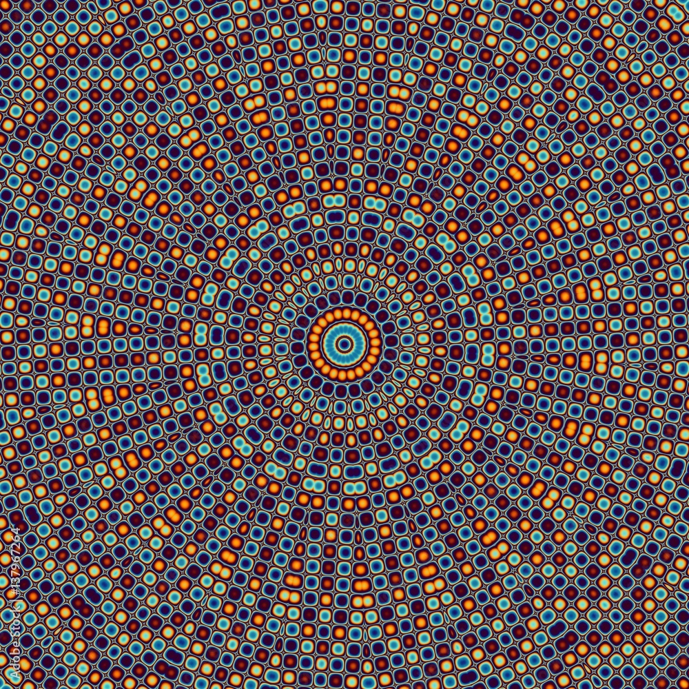 Obraz premium Abstract round pattern
