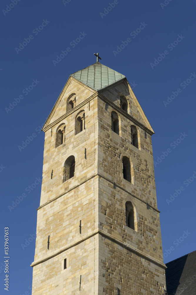 Obraz premium St. Marien, evangelische Stadtkirche, Dortmund, Nordrhein-Westfalen, Deutschland, Europa