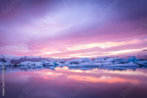 Billede på lærred Jokulsarlon Glacier Lagoon