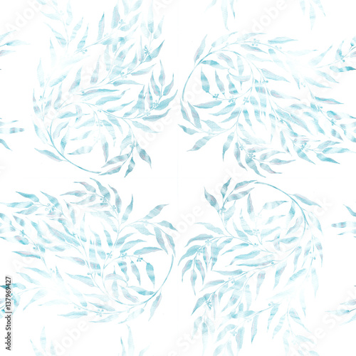 Eucalyptus - medicinal, perfumery and cosmetic plants. Wallpaper. Use printed materials, signs, posters, postcards, packaging.