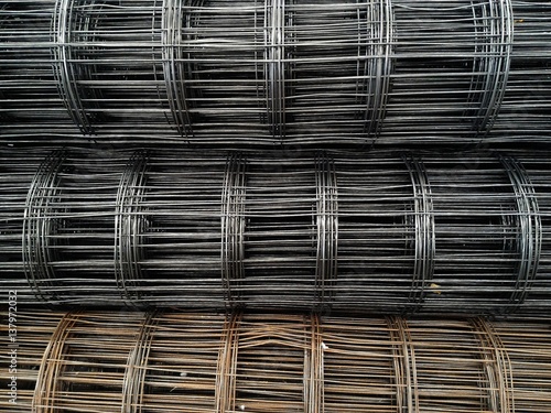 detail wire mesh for background
